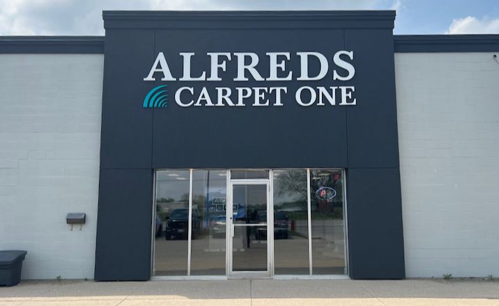 Alfred's Carpet One local flooring storer exterior in London, ON